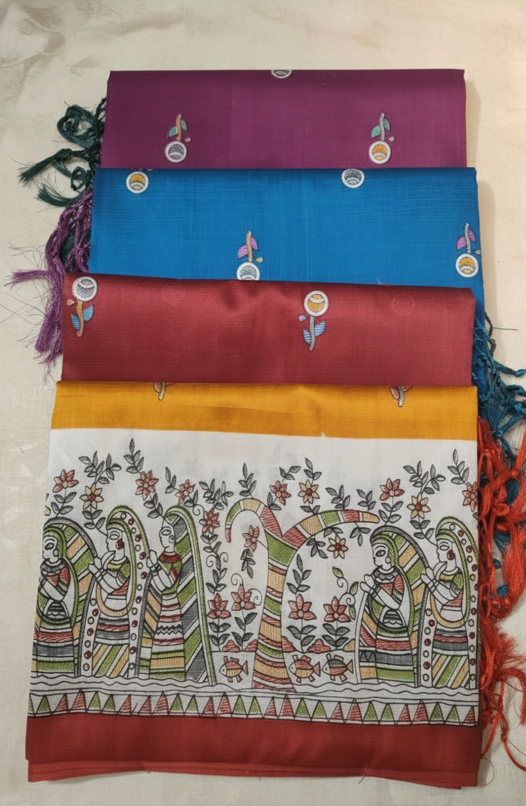 Elegant Maroon Banarasi Saree