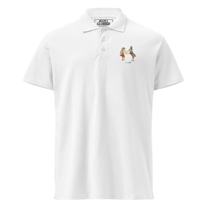 Alice in Wonderland "Frog x Fish" - Premium pique polo shirt