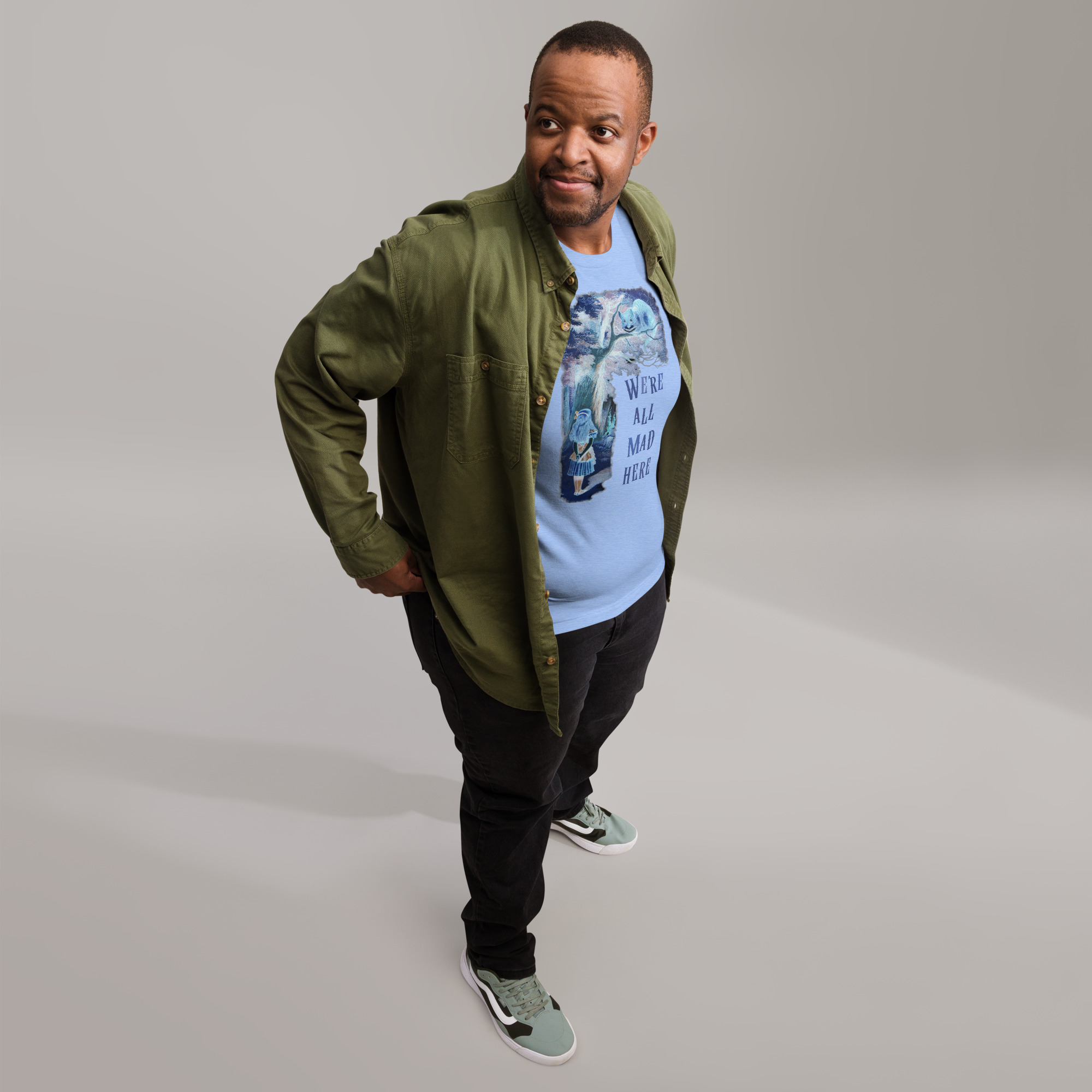 Alice in Wonderland "We're All Mad Here" - Unisex t-shirt