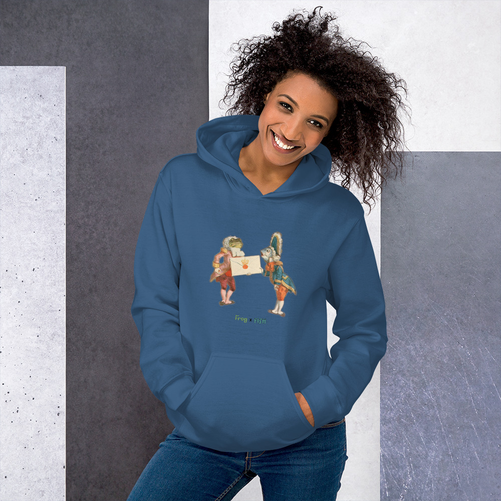 Alice in Wonderland "Frog x Fish" - Unisex Hoodie