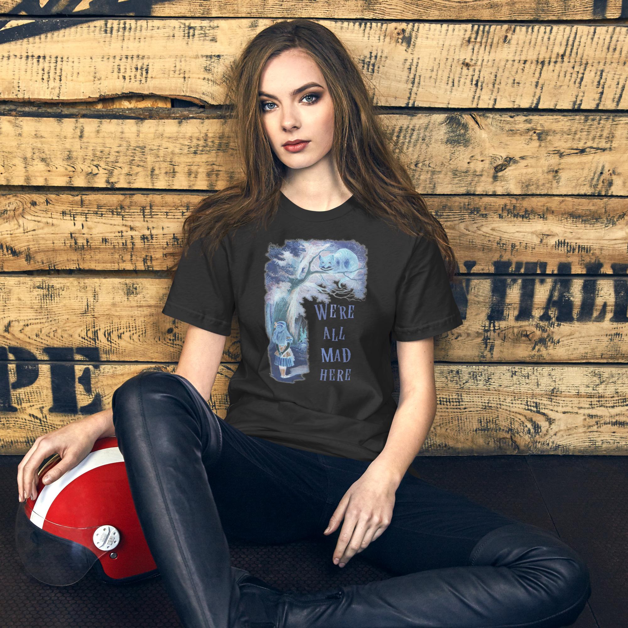 Alice in Wonderland "We're All Mad Here" - Unisex t-shirt