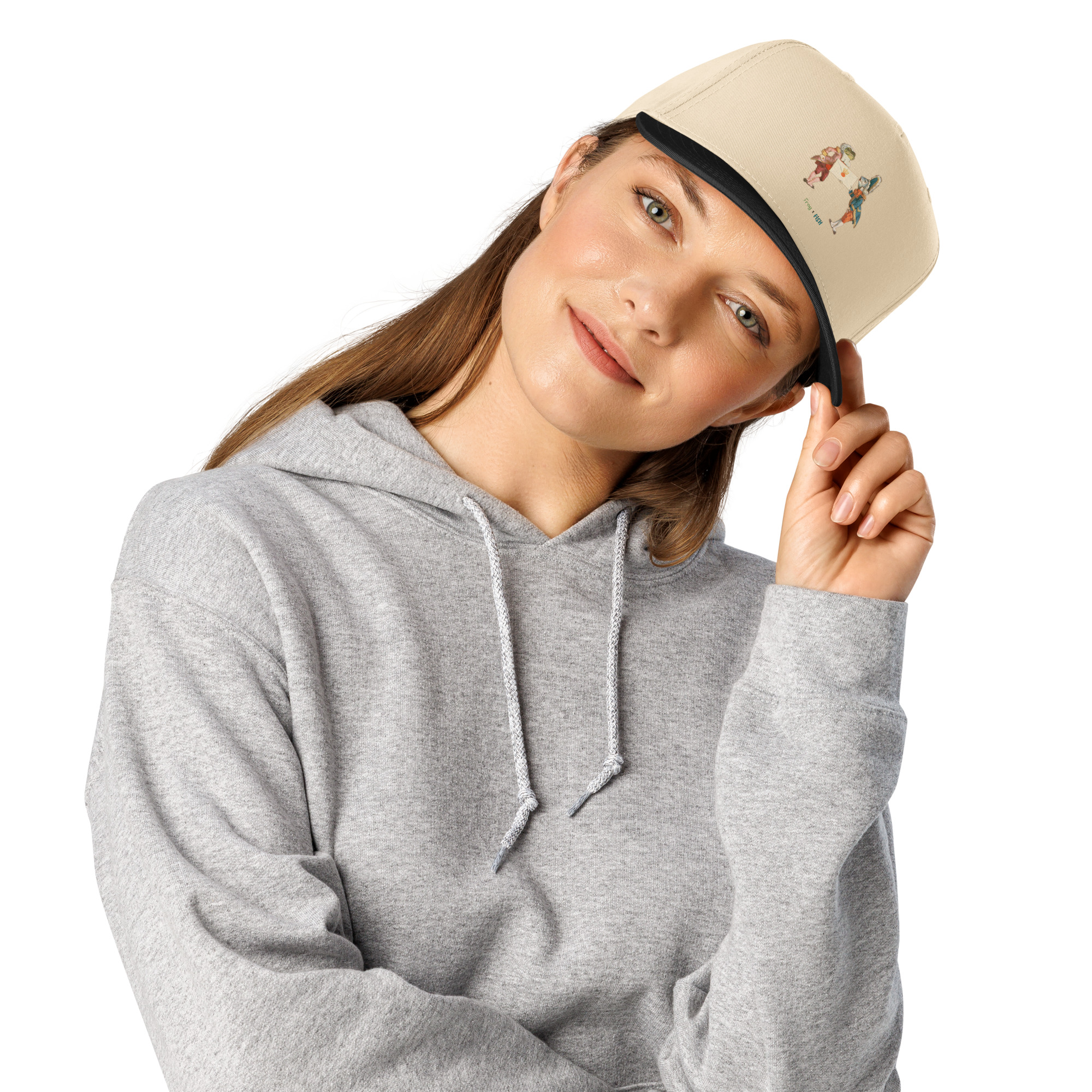 Alice in Wonderland "Frog x Fish" - 5 panel cap