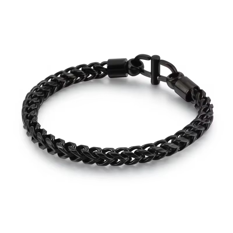 Figaro bracelet - black