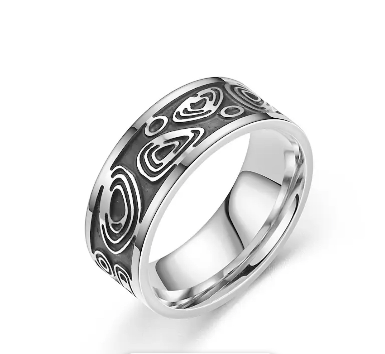 Odin silver ring