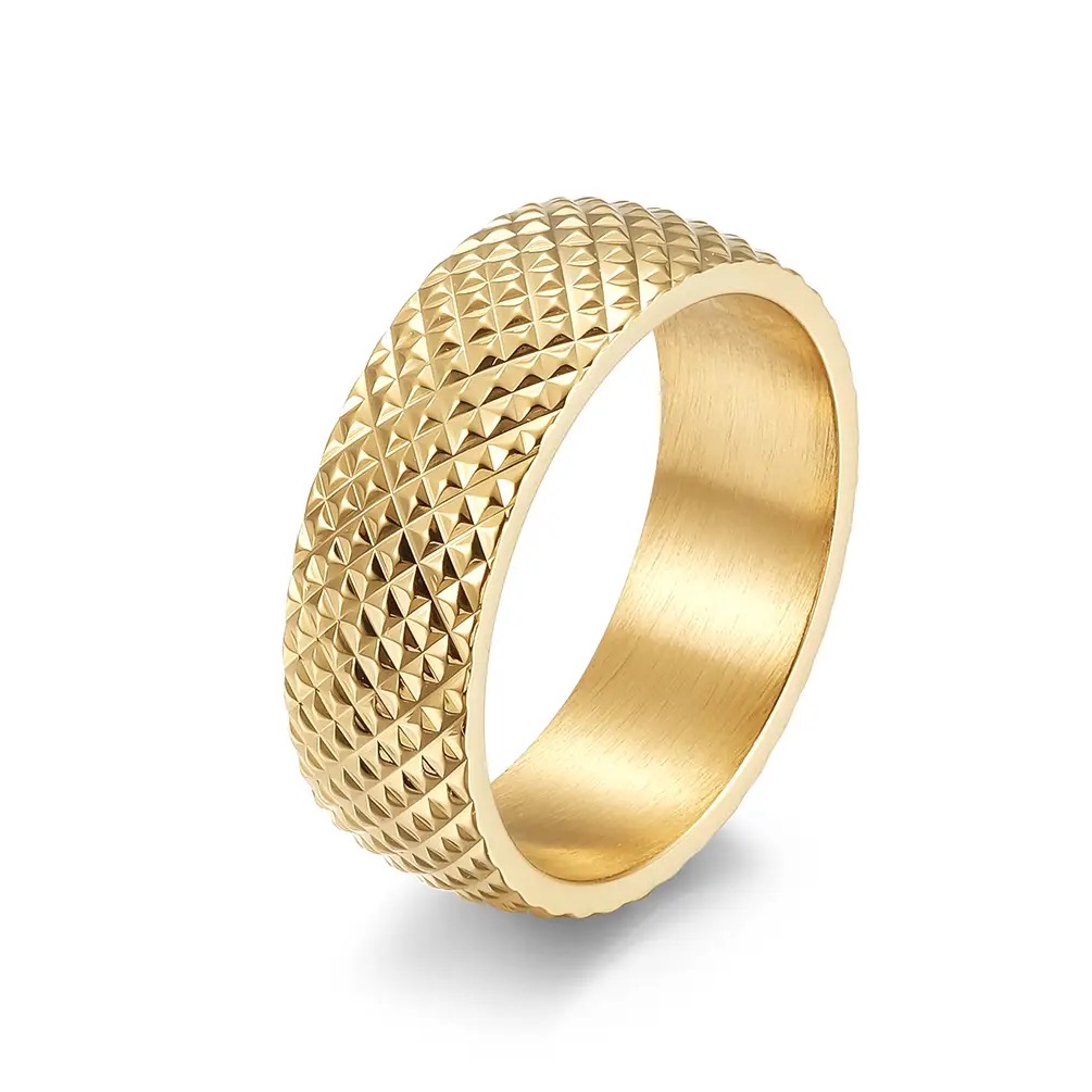 Textured Band Ring