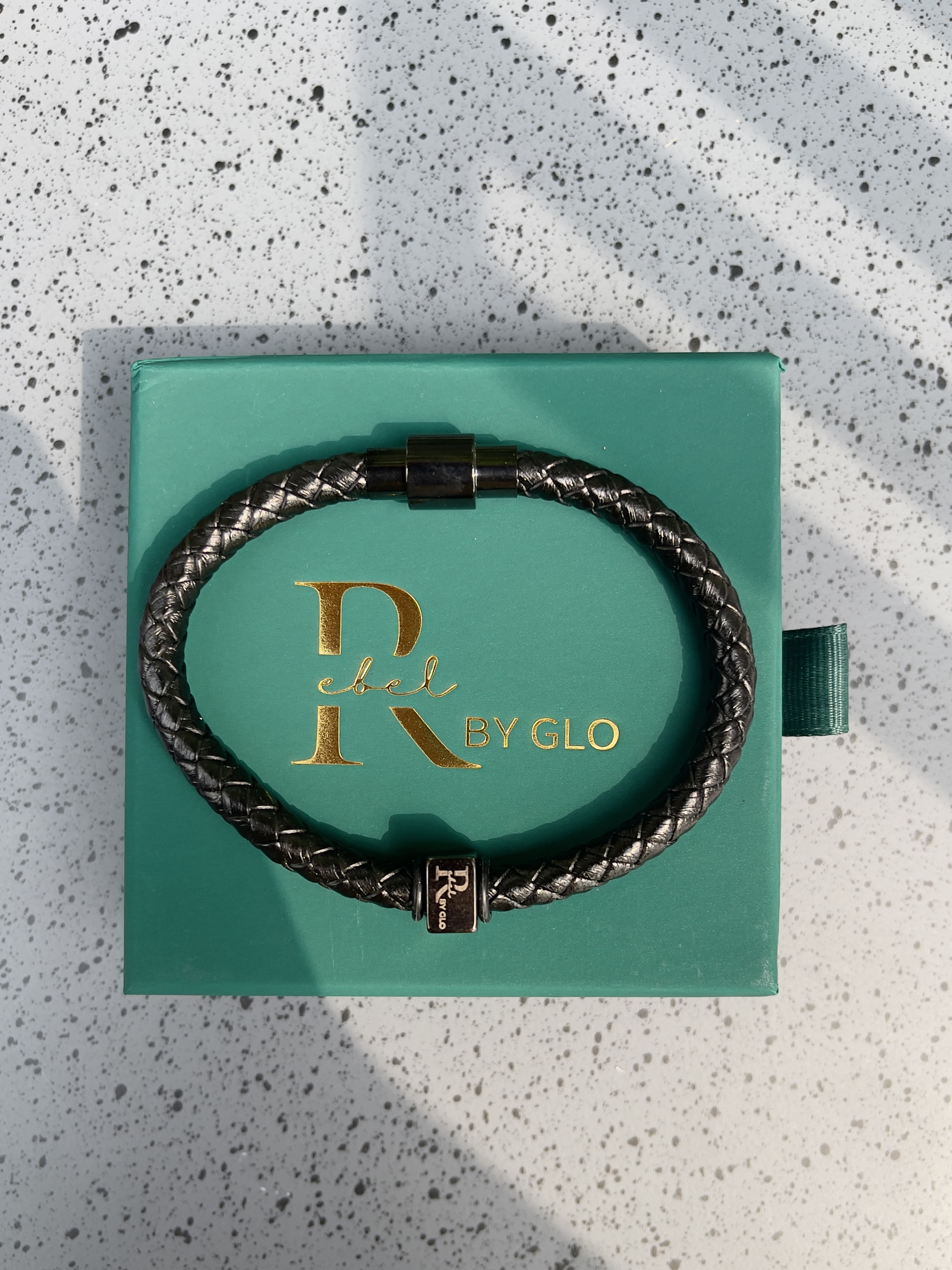 Black Leather Bracelet