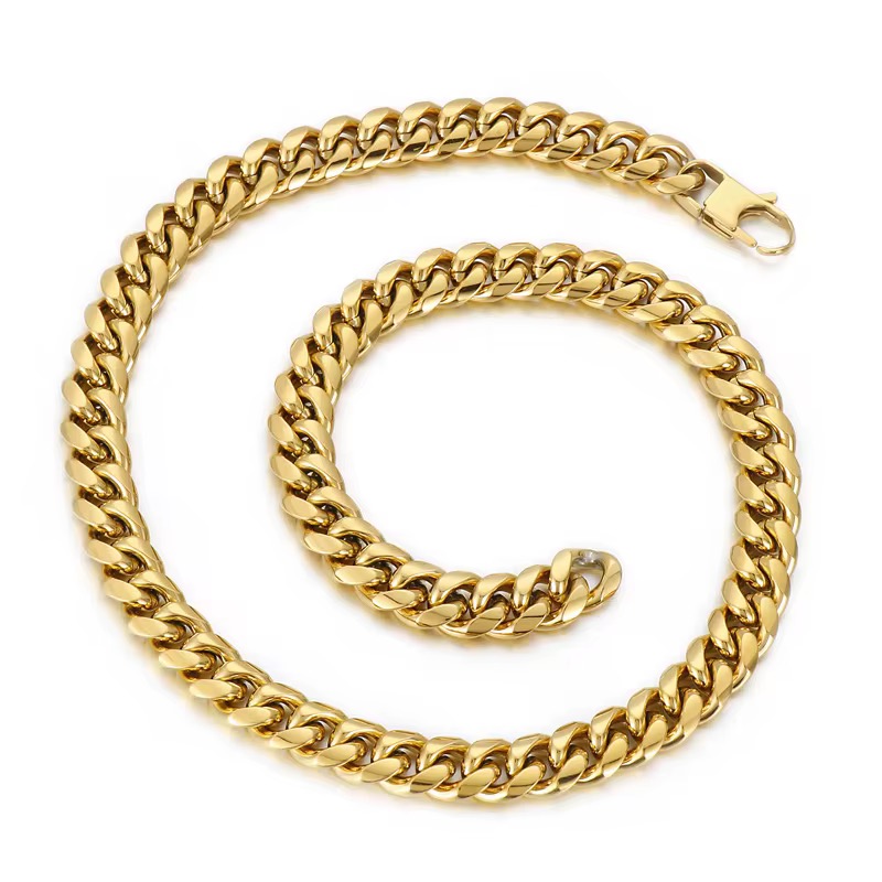 Cuban Round Chain - gold 