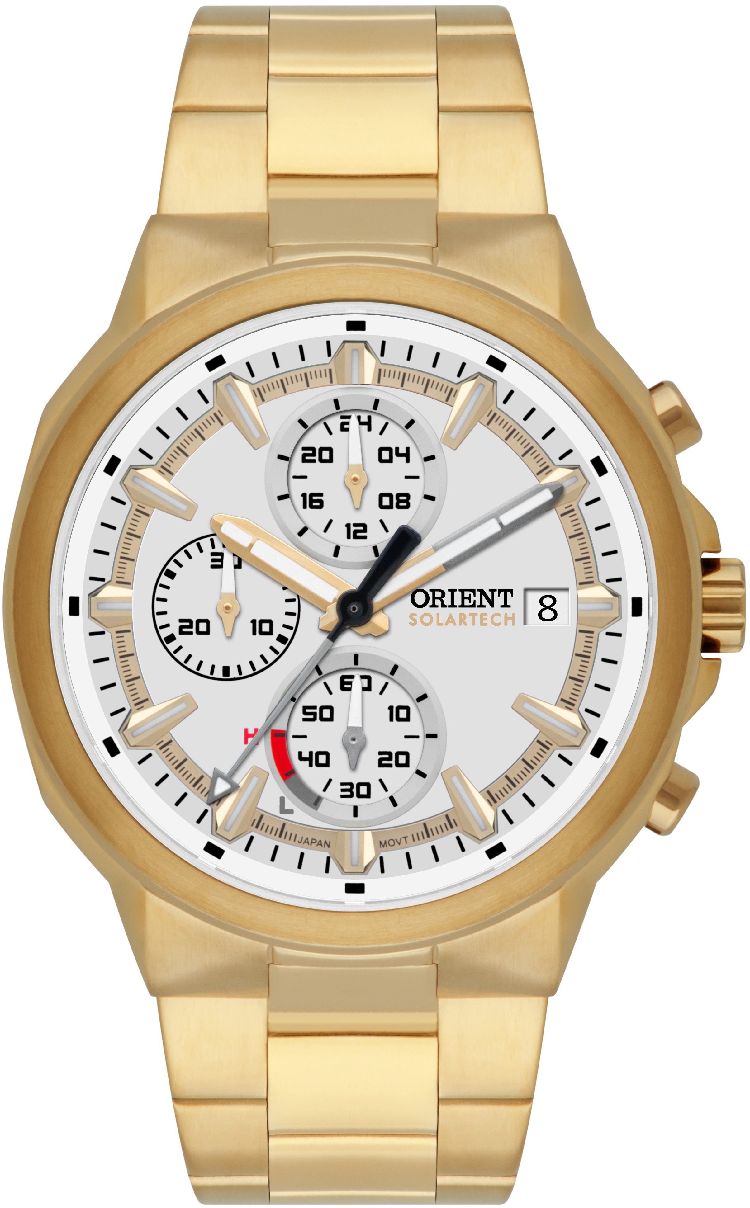 Relógio Orient SolarTech Dourado