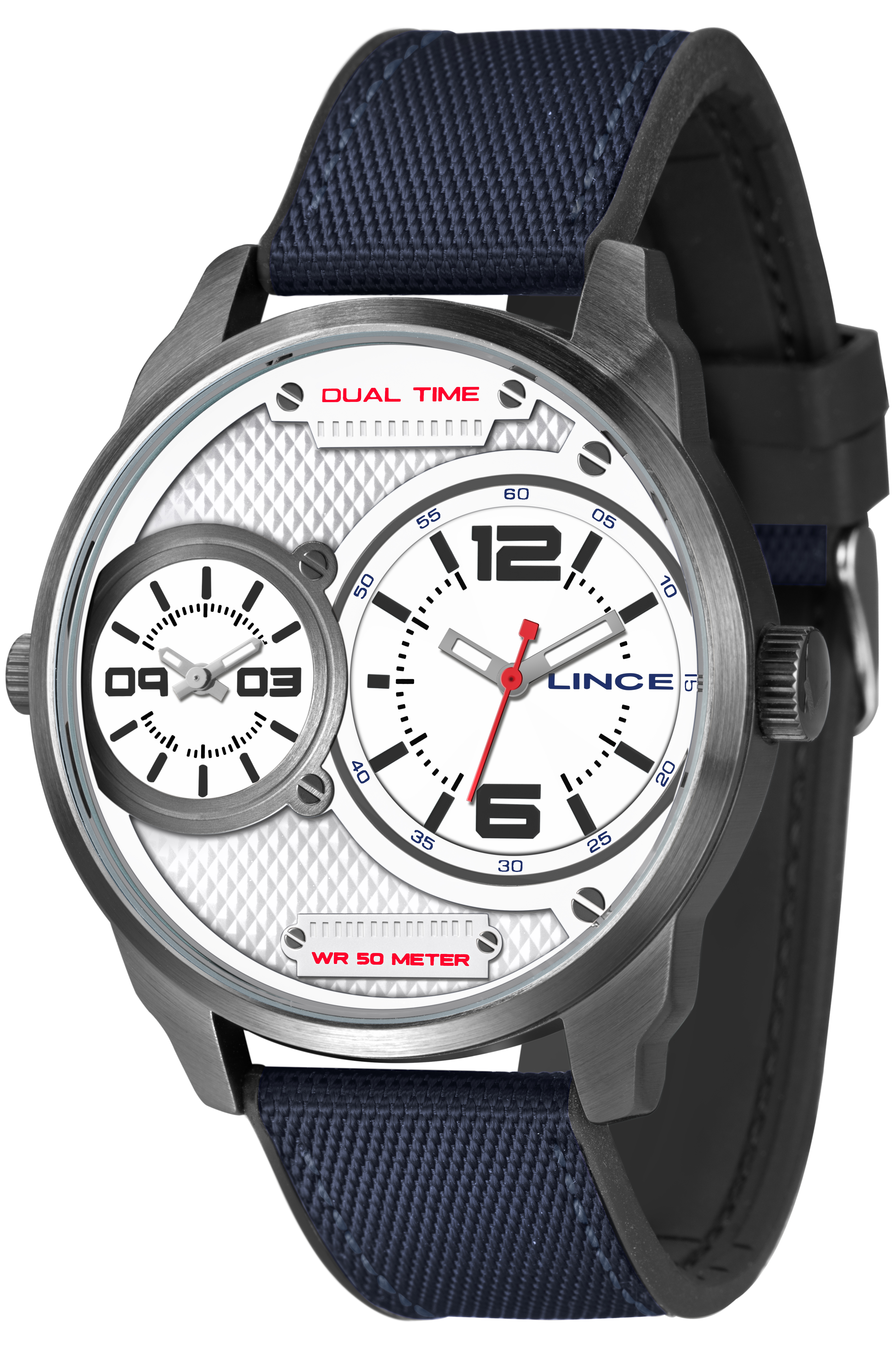 Relógio Lince Dual Time Masculino