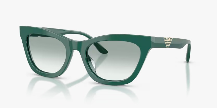 Óculos de Sol Empório Armani Verde Estilo Retrô