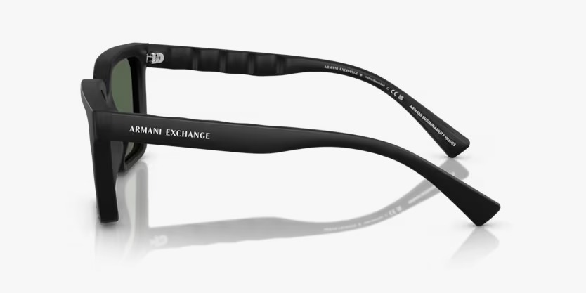 Óculos de Sol Armani Exchange Quadrado Preto