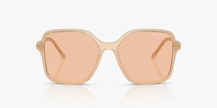 Óculos de Sol Armani Exchange Quadrado Nude