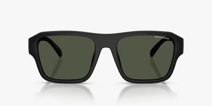 Óculos de Sol Quadrado Preto Armani Exchange