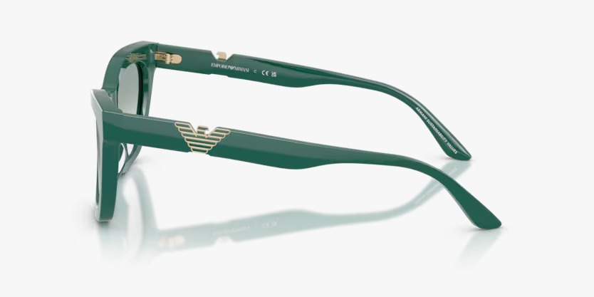 Óculos de Sol Empório Armani Verde Estilo Retrô