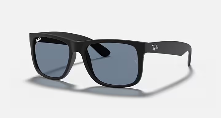 Óculos de Sol Ray-Ban Preto emborrachado
