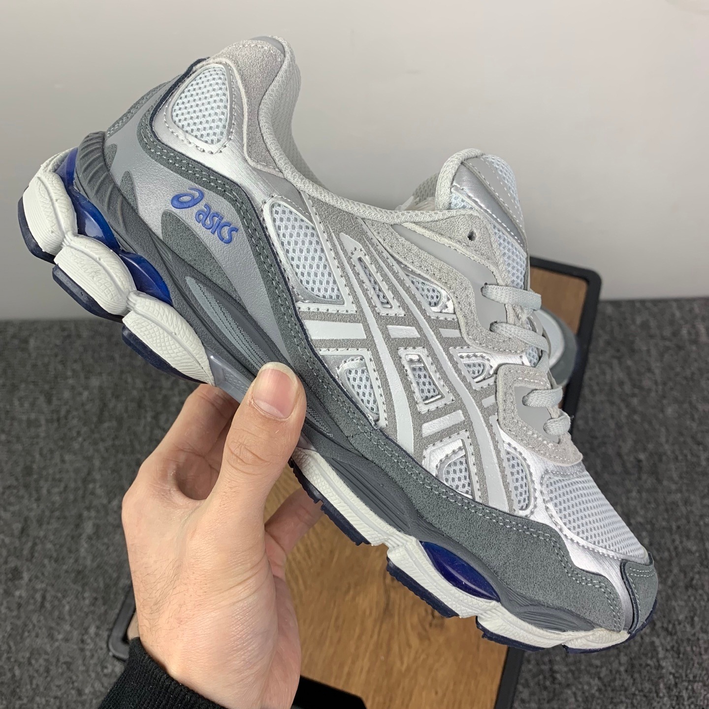 asics gel-nyc ivory mid grey