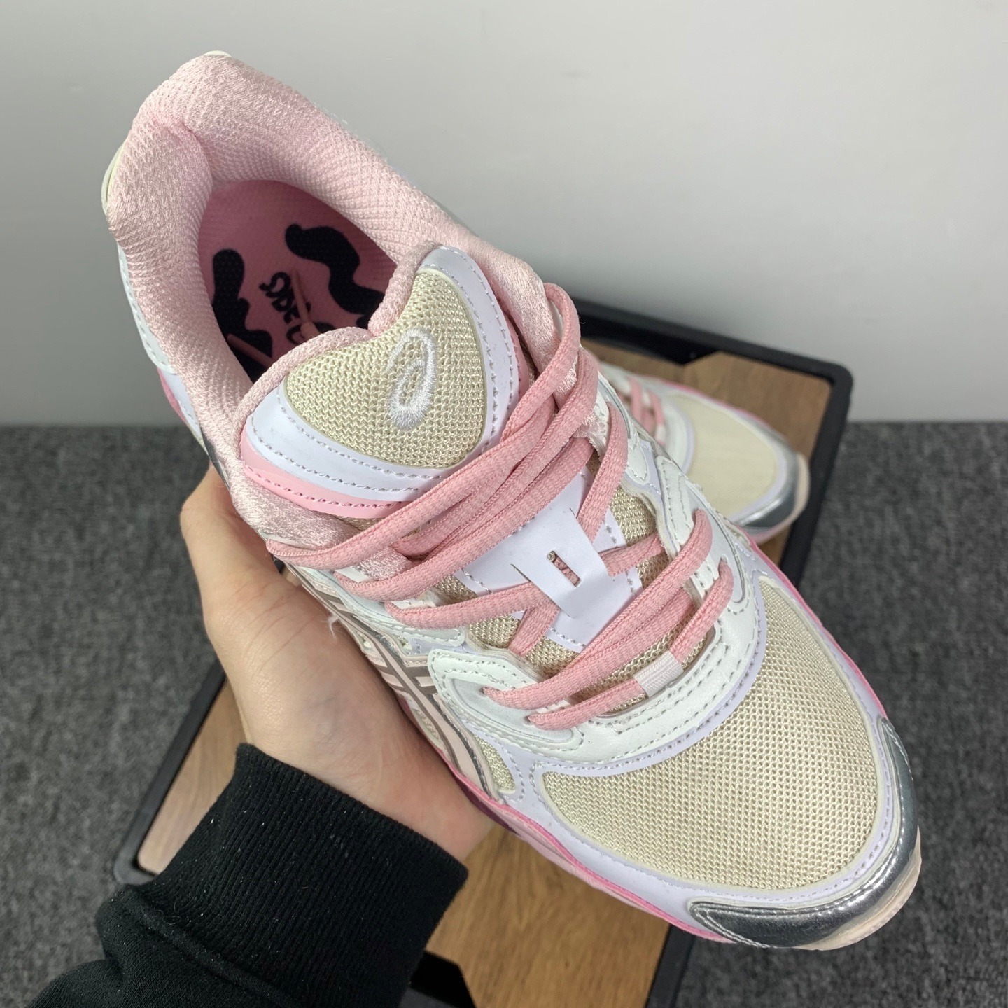 asics gel-nyc pink cream