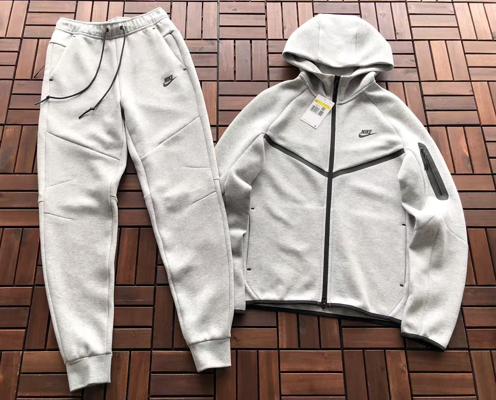 nike tech fleece cinza