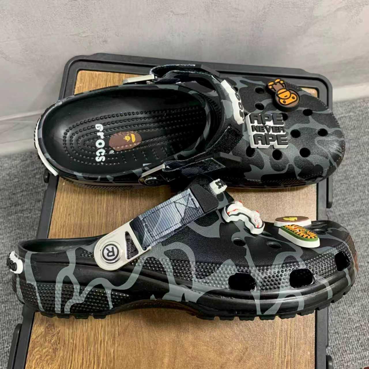 crocs bape 