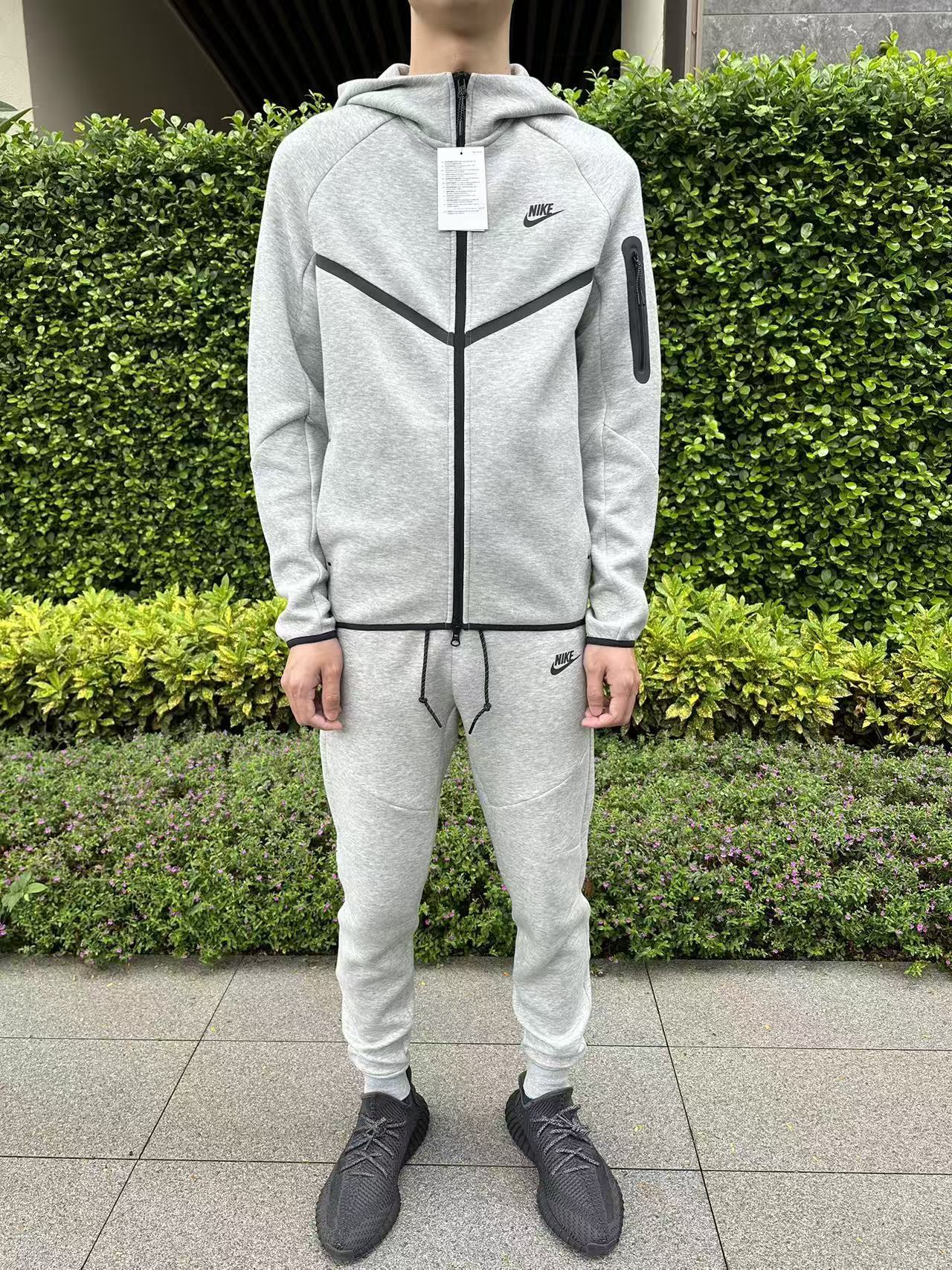 nike tech fleece cinza