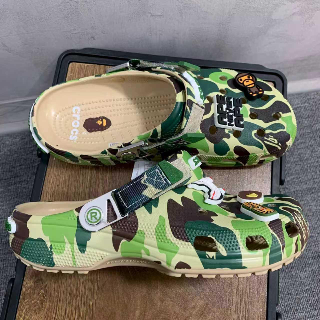 crocs bape 