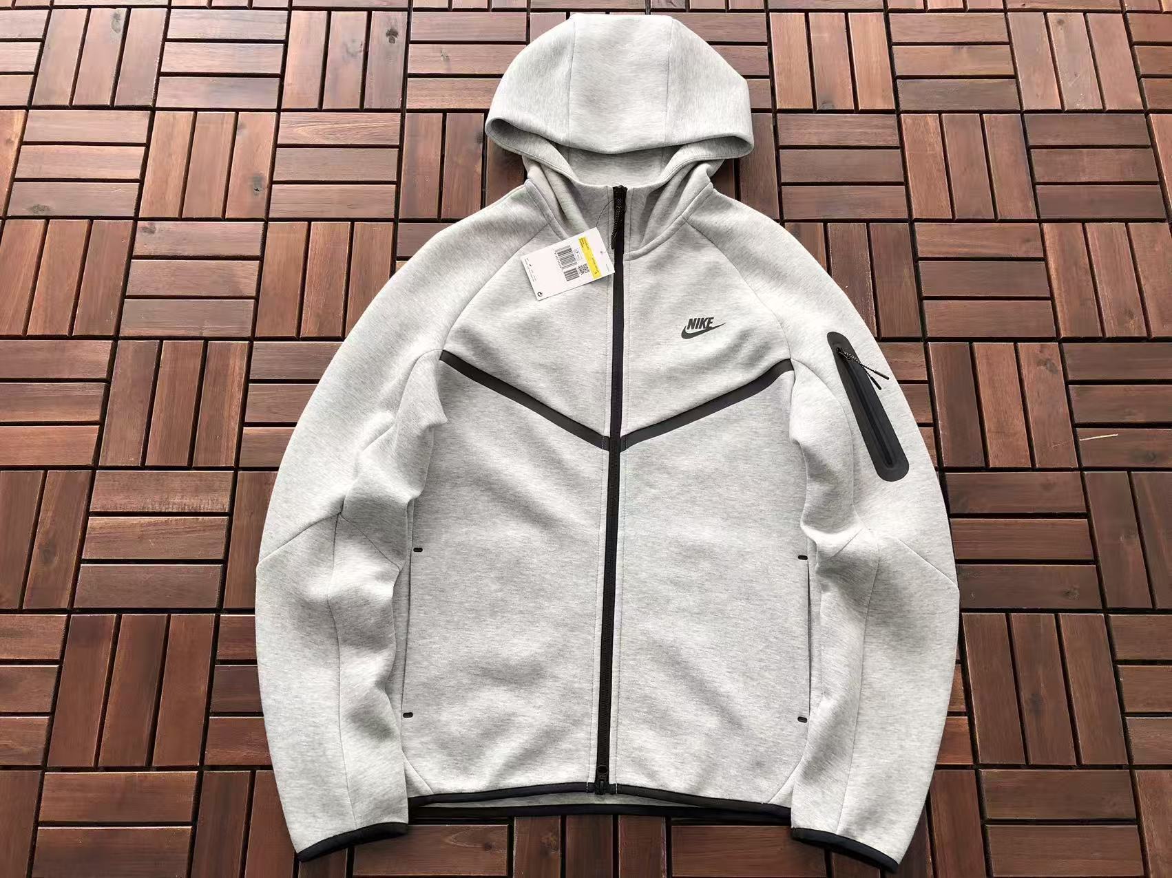 nike tech fleece cinza