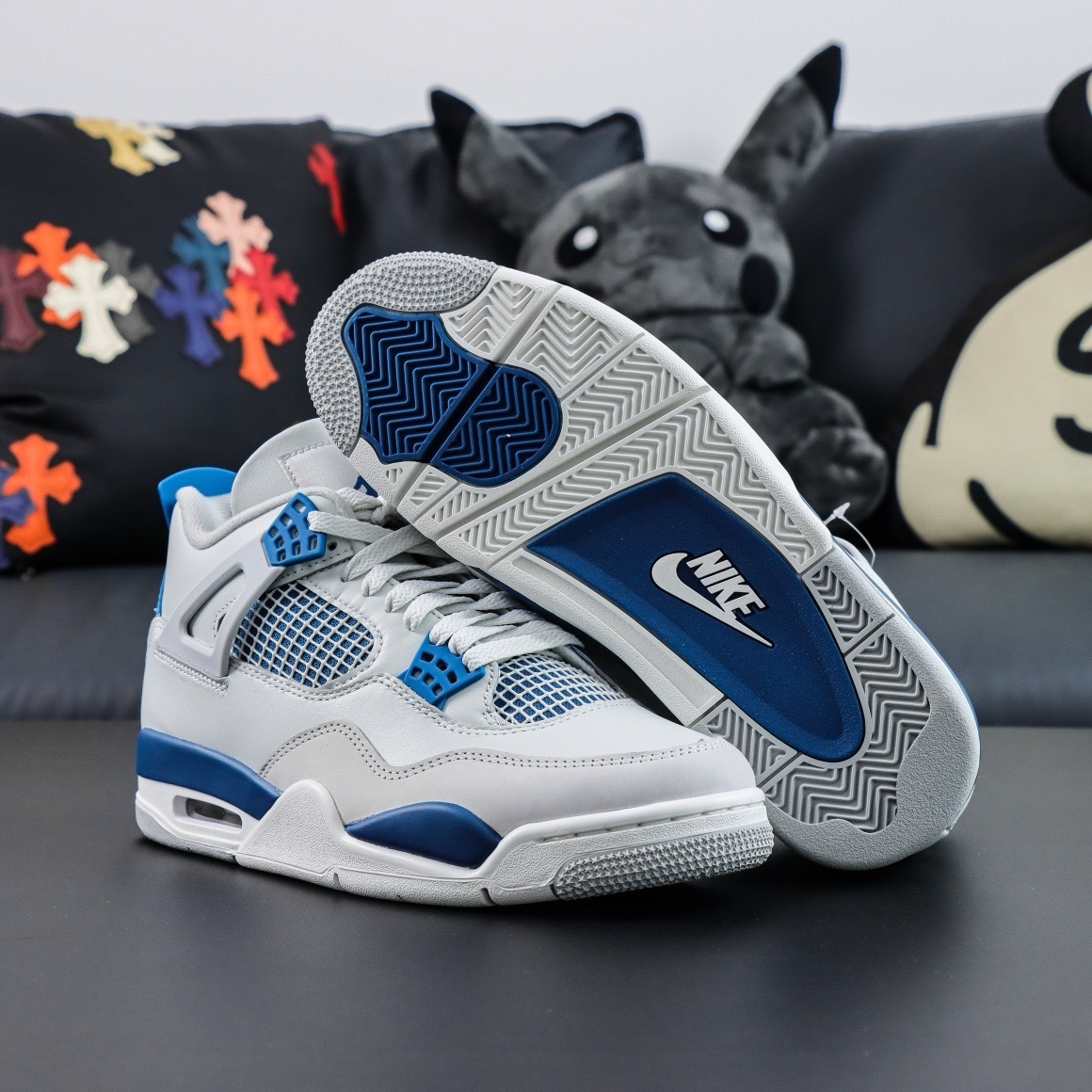 air jordan 4 military blue