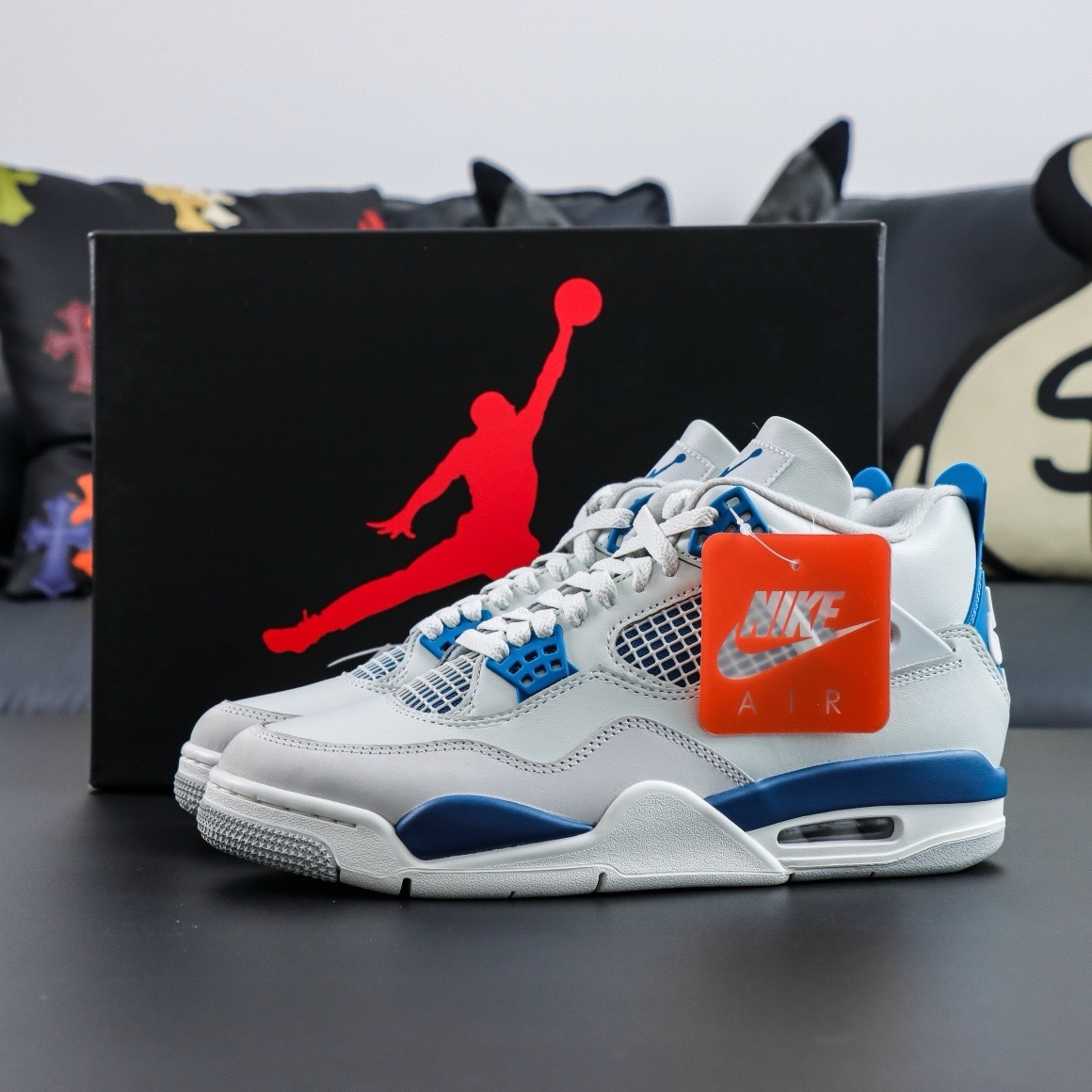 air jordan 4 military blue