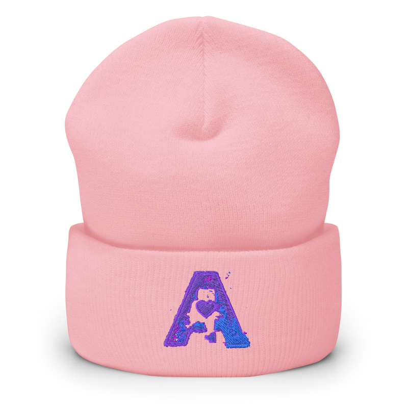 ATL Always Purple/Blue Cuffed Beanie
