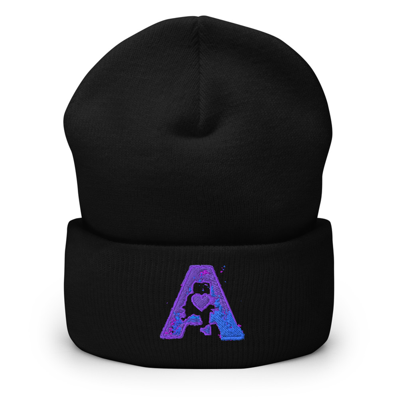 ATL Always Purple/Blue Cuffed Beanie