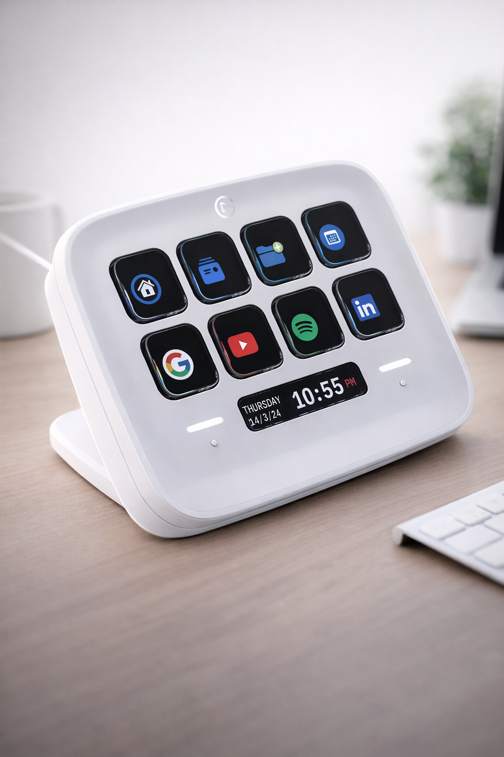 Elgato Stream Deck Neo – 8 Customizable Keys, 2 Touch Points