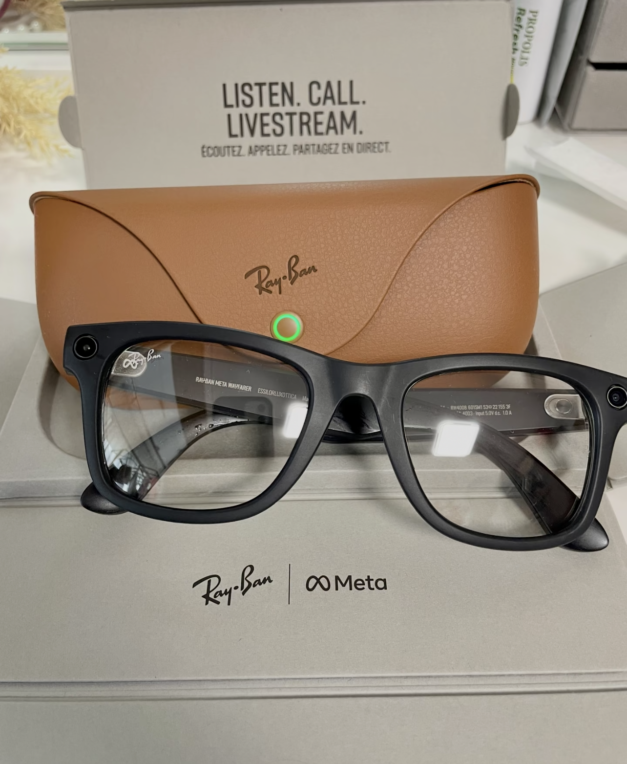 Ray-Ban Meta (Gen 2)  Wayfarer Smart AI Glasses