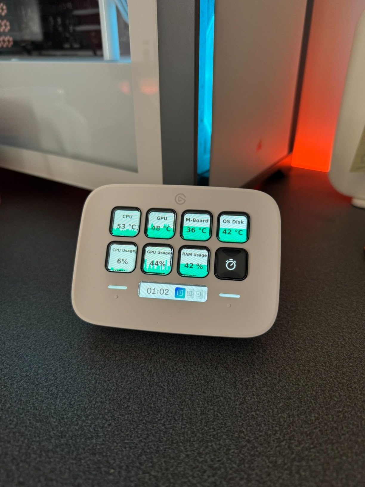 Elgato Stream Deck Neo – 8 Customizable Keys, 2 Touch Points