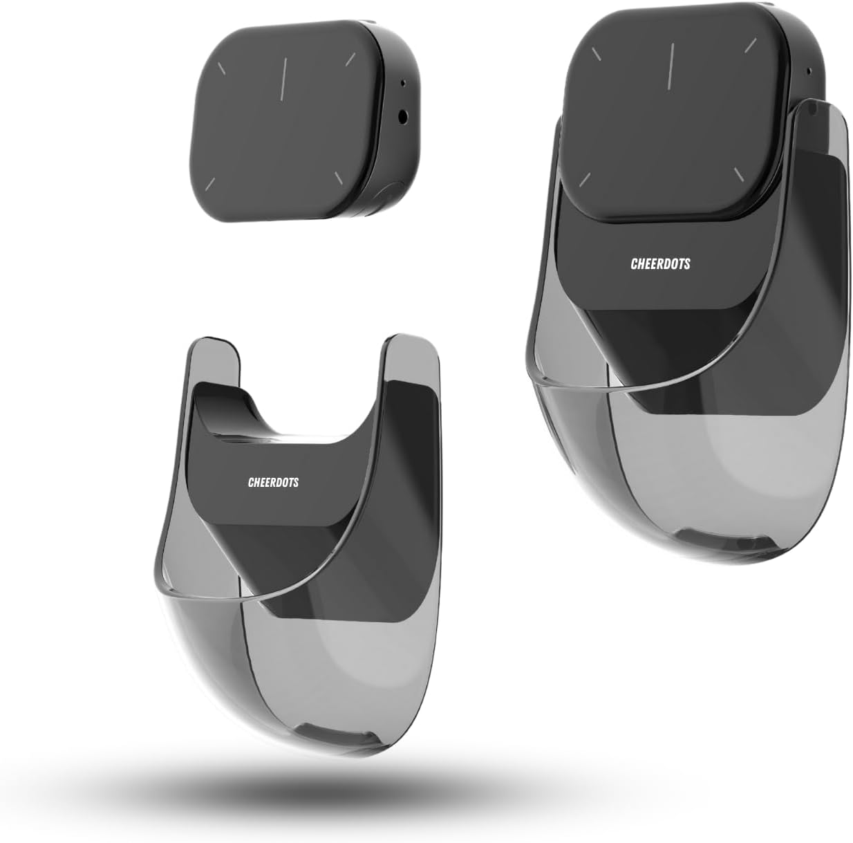 Cheerdots2 Bluetooth Detachable Air Mouse Touchpad Mouse with Voice Recording, Presentation Clicker Wireless Presenter Presentation Remote with Laser Pointer