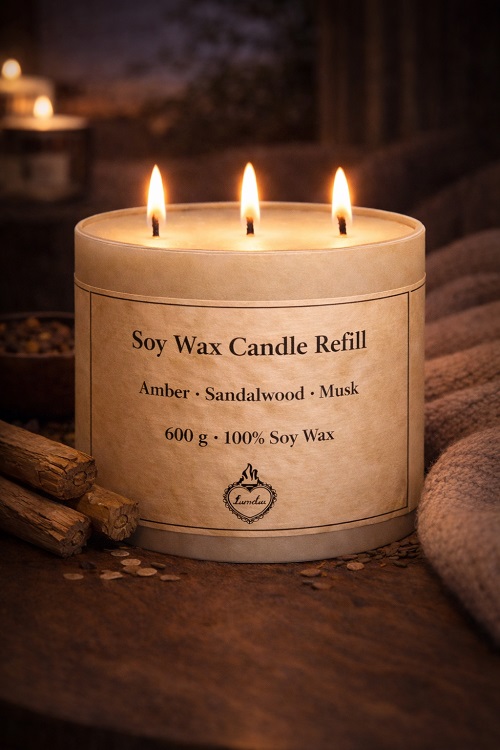 Refill 600 Vela de soja recargable