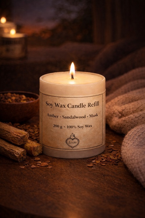 Refill 200 vela de soja con aromas