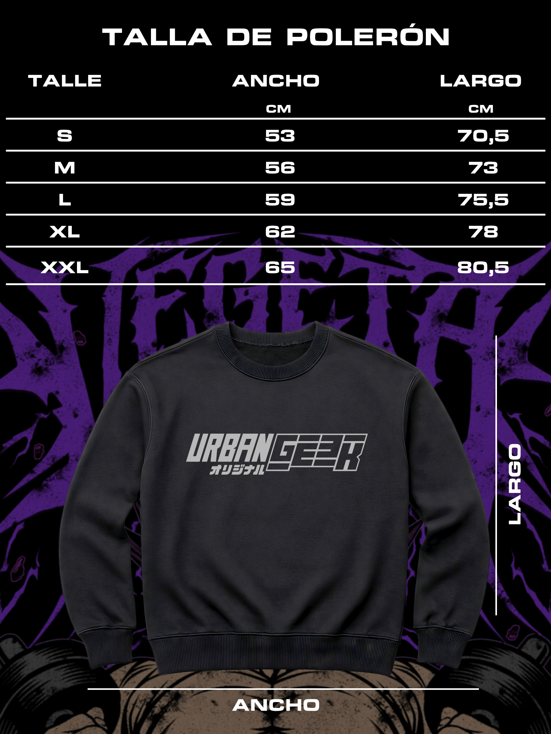 Polerón Beauty & Evil - Urban Geek  - Originales