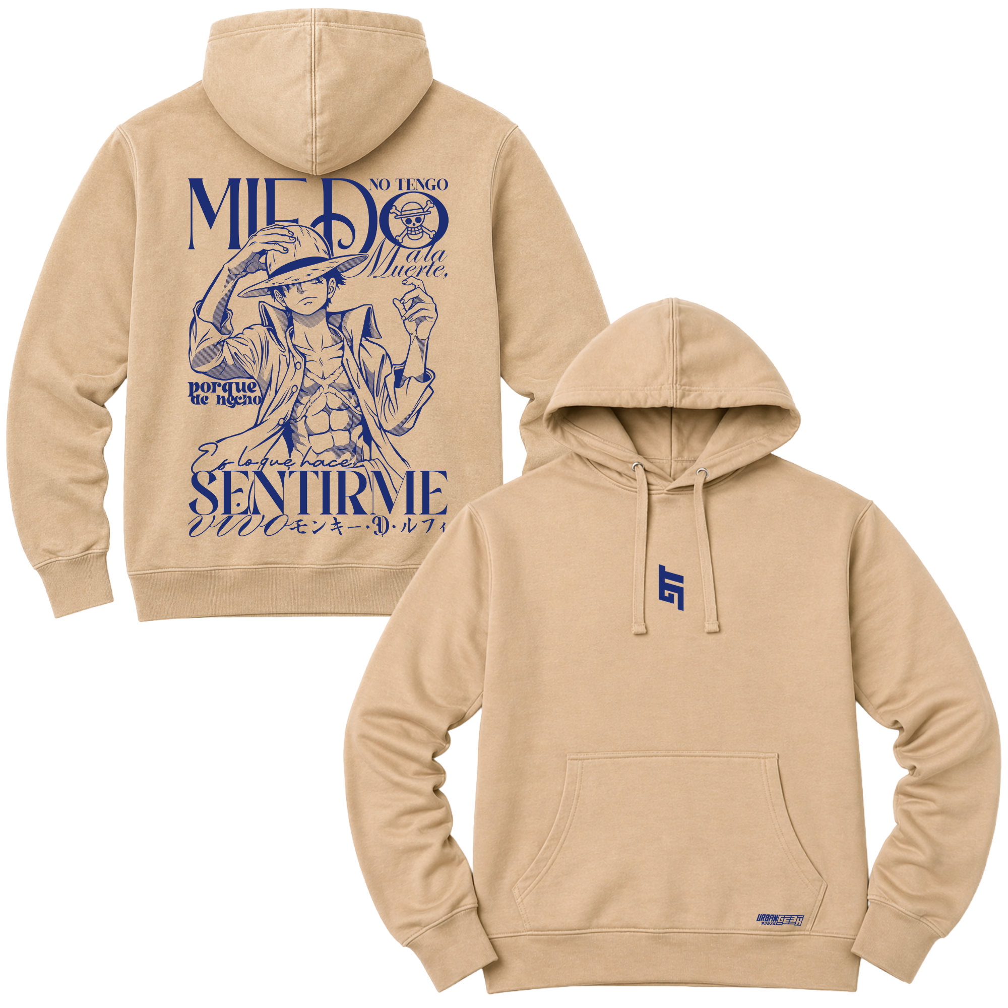 Polerón Luffy - One Piece - Hoodie - URBAN GEEK - Originals 