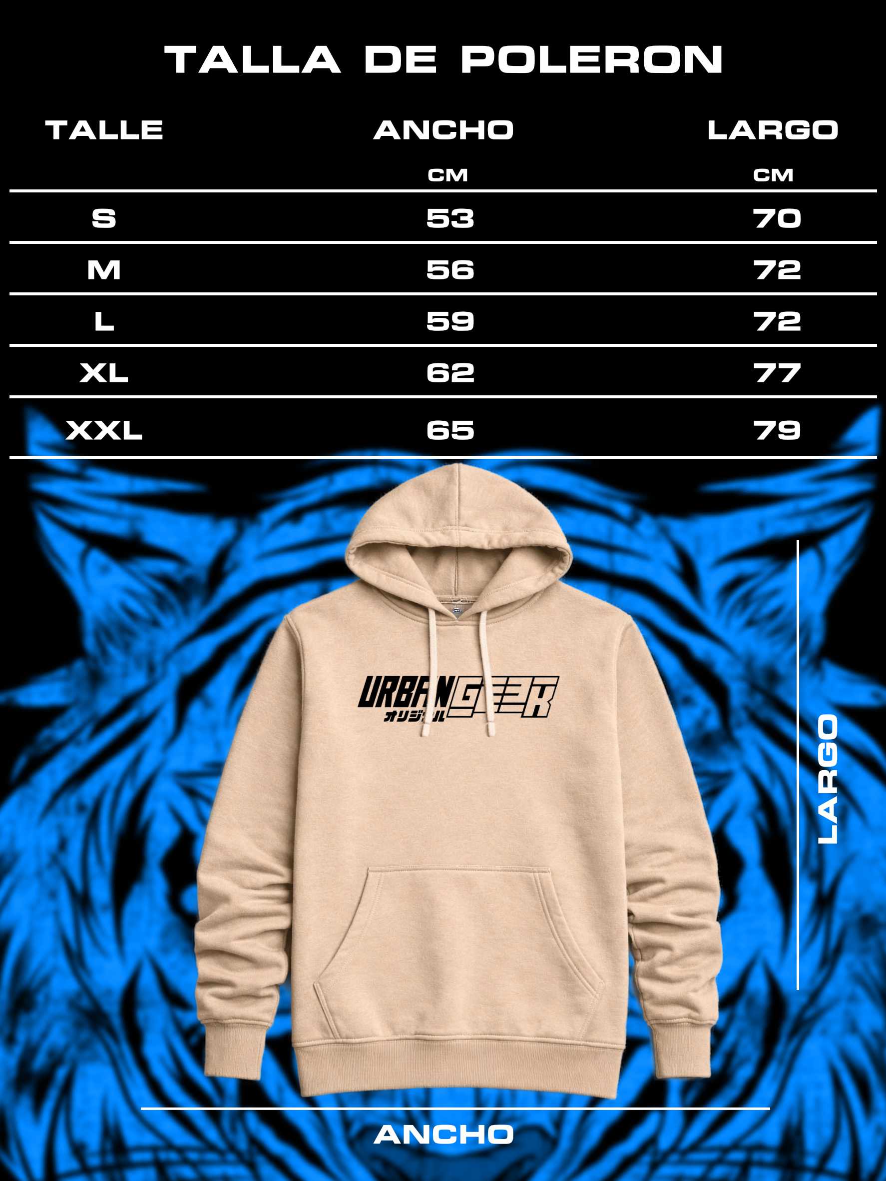 Polerón Beauty & Evil - Hoodie - URBAN GEEK - Originals