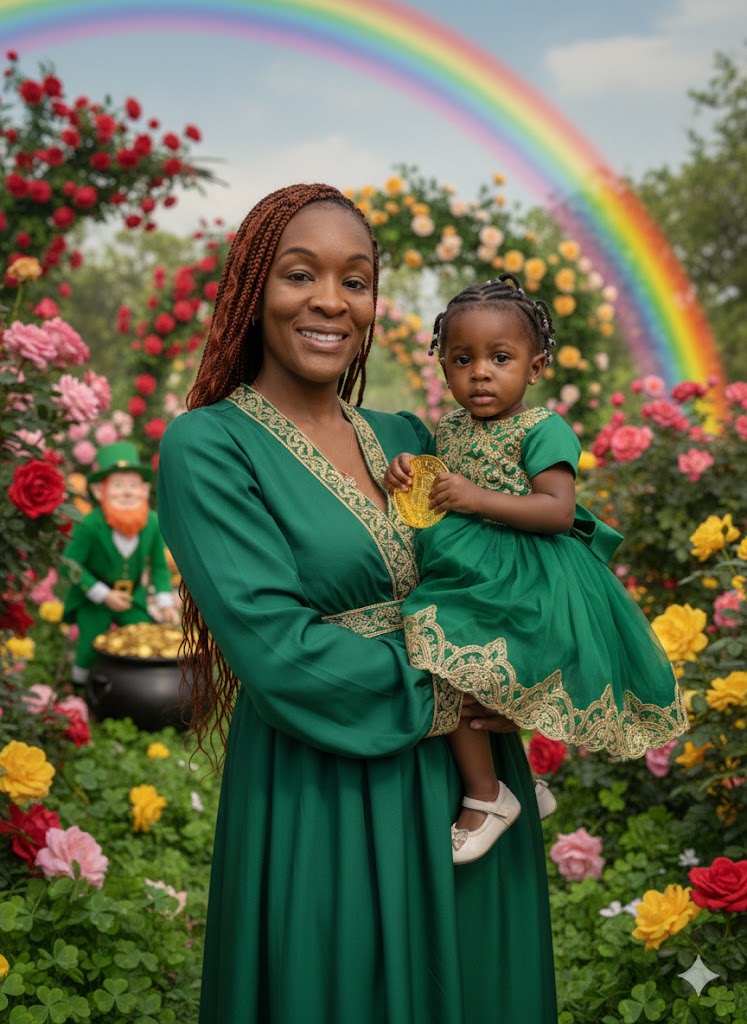 Rainbow Garden Fantasy Portrait