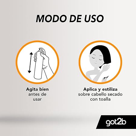 Got2b Mousse para cabello twisted, 250 ml