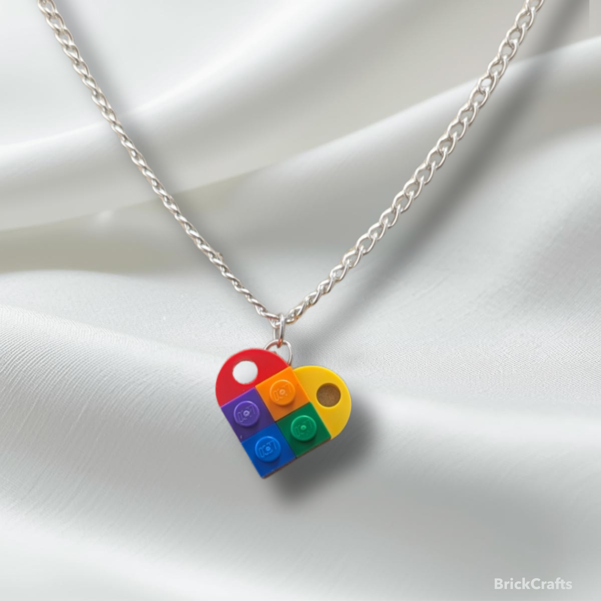 LEGO Heart Pendant Necklace 