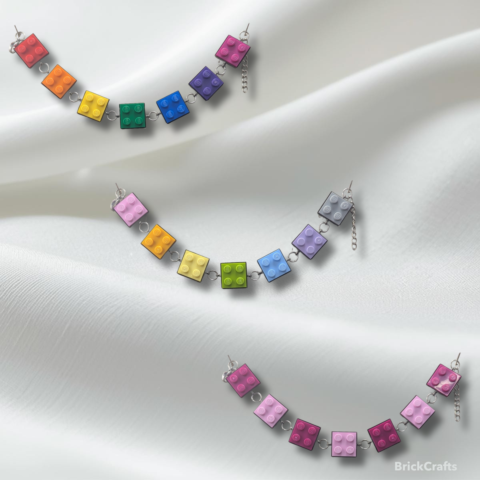 Bezel Lego Charm Bracelet