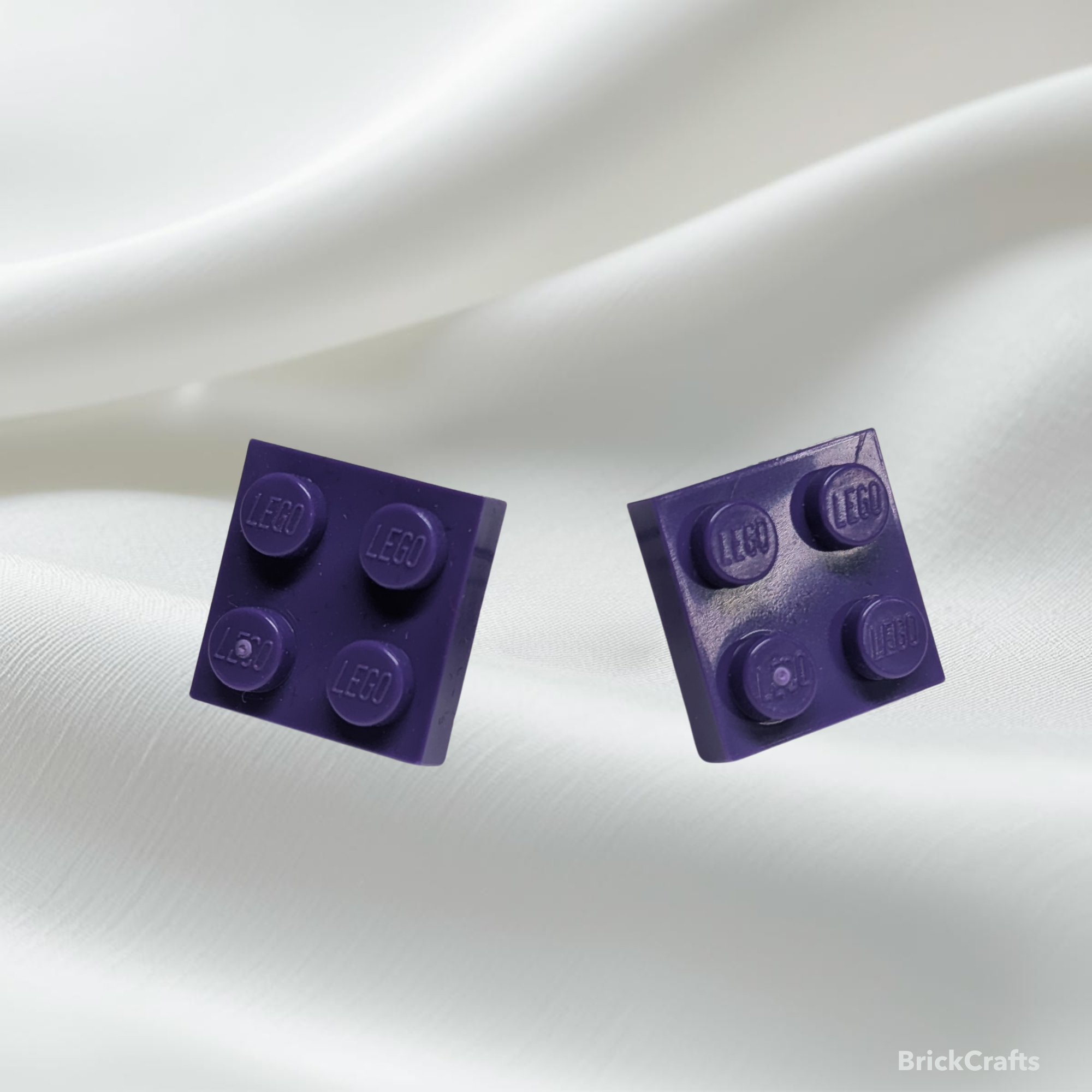 Colorful LEGO Stud Earrings