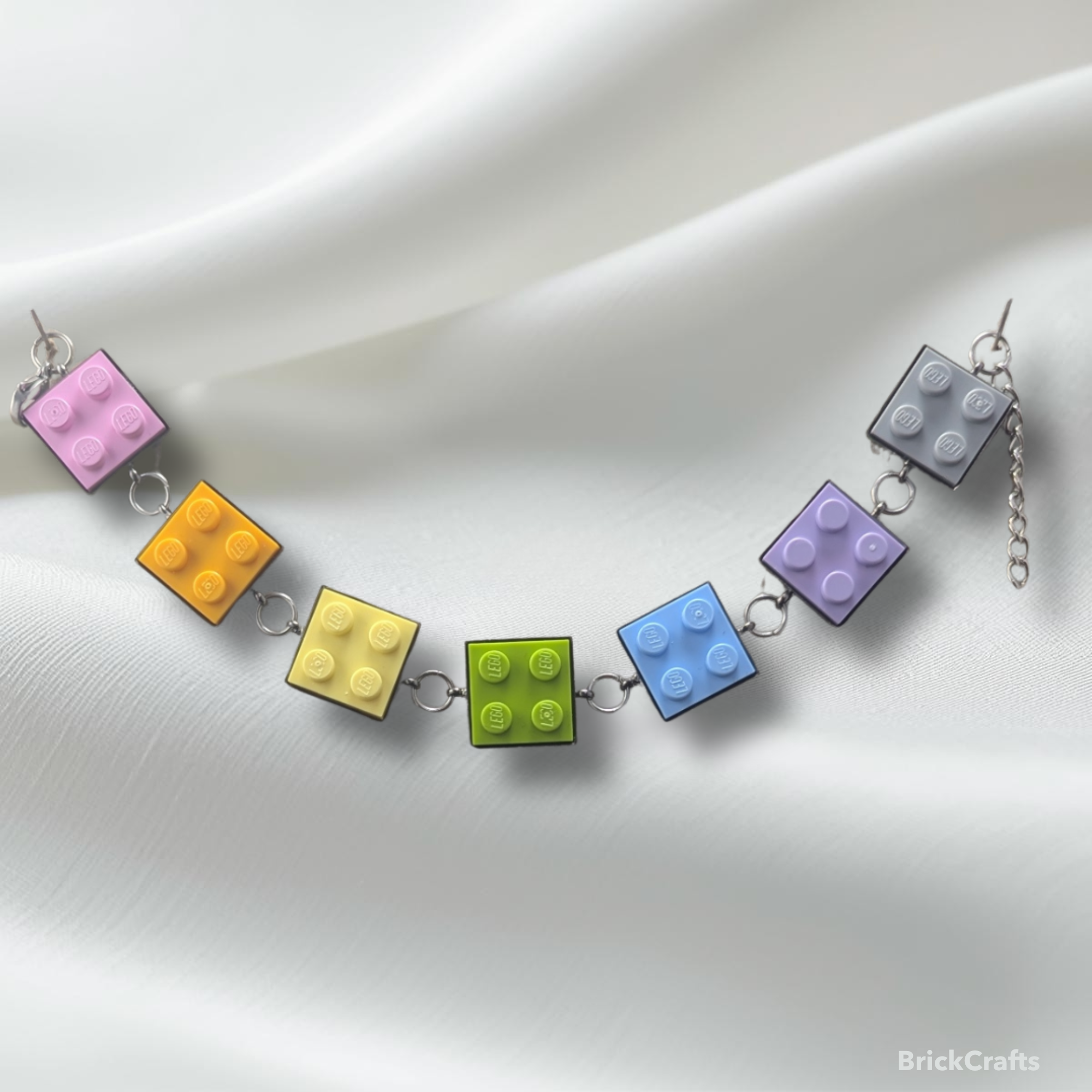Bezel Lego Charm Bracelet