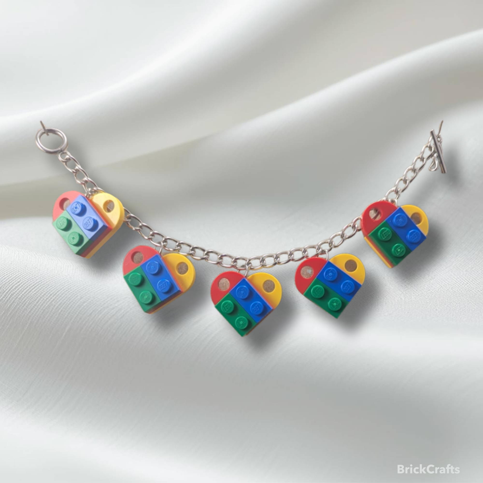 LEGO Heart Charm Bracelet 