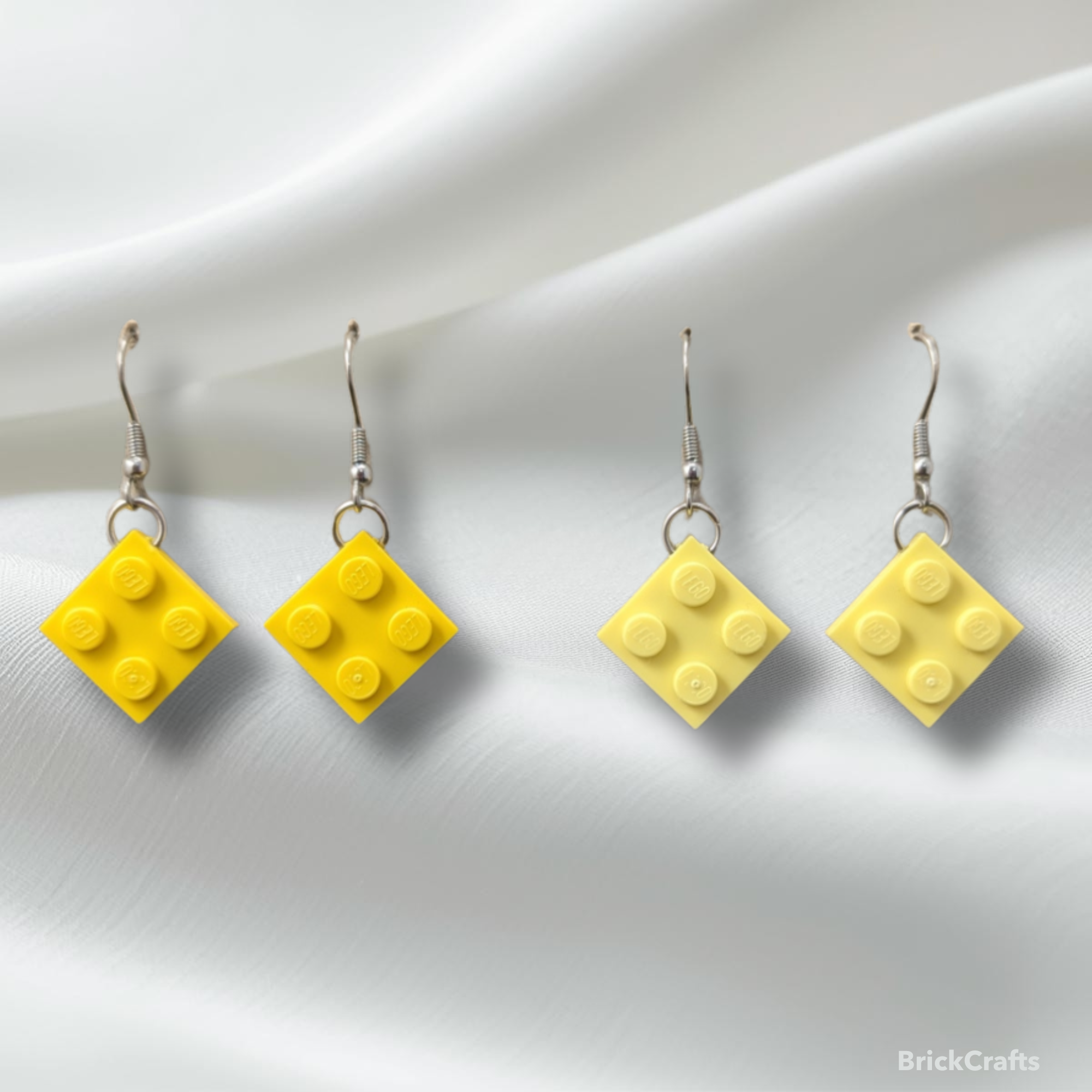 Single Dangle LEGO Plate  Earrings