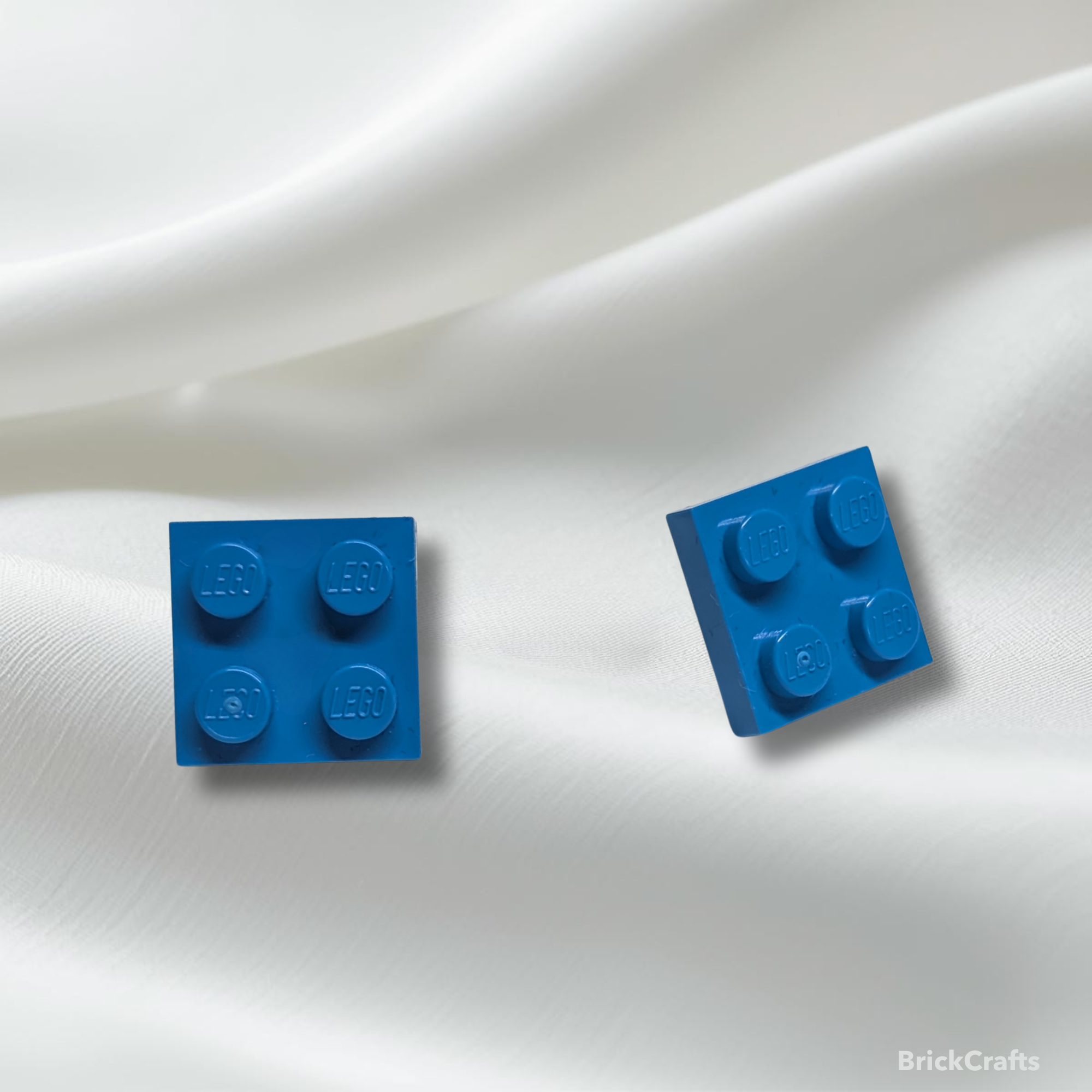 Colorful LEGO Stud Earrings