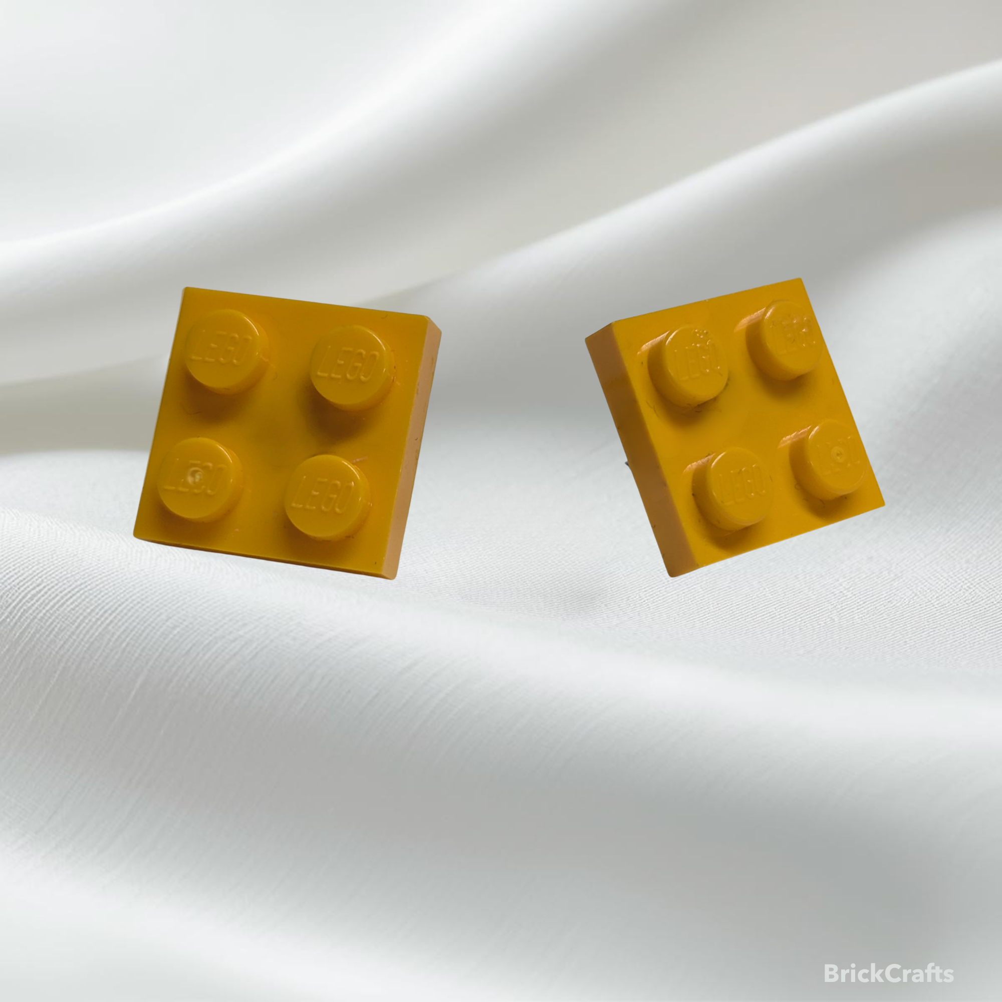 Colorful LEGO Stud Earrings