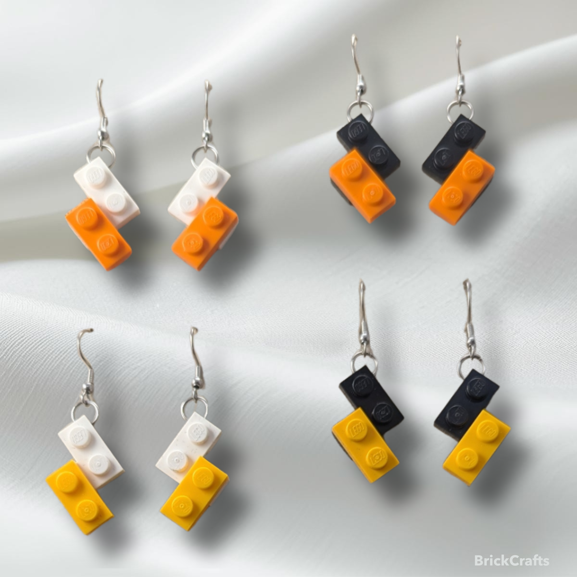 Double ZigZag LEGO Earrings 